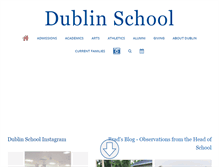 Tablet Screenshot of dublinschool.org